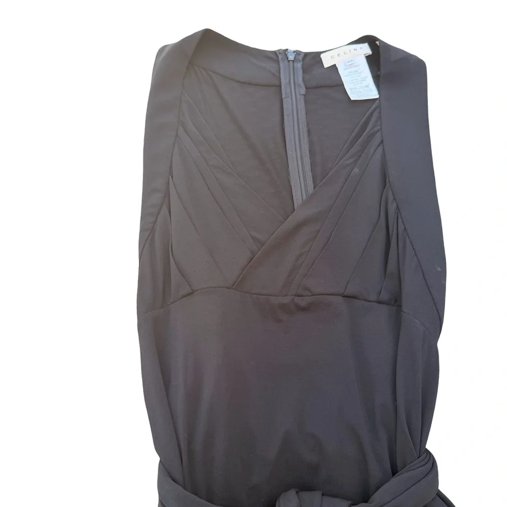 Celine Jersey Knit Tie Belt Dress - Picture 2 of 9